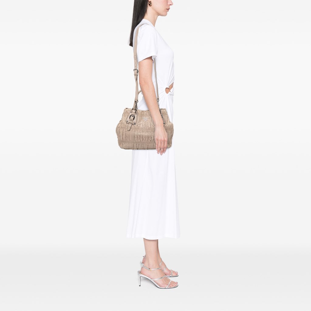 Prada Nappa Gaufre Satchel - Image 14