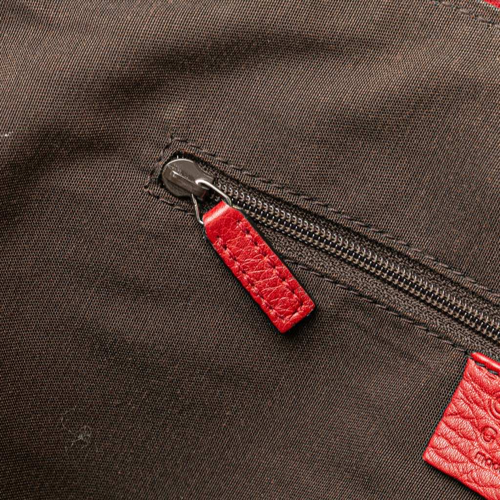 Gucci Medium Leather Web Dome Satchel - Detail 2