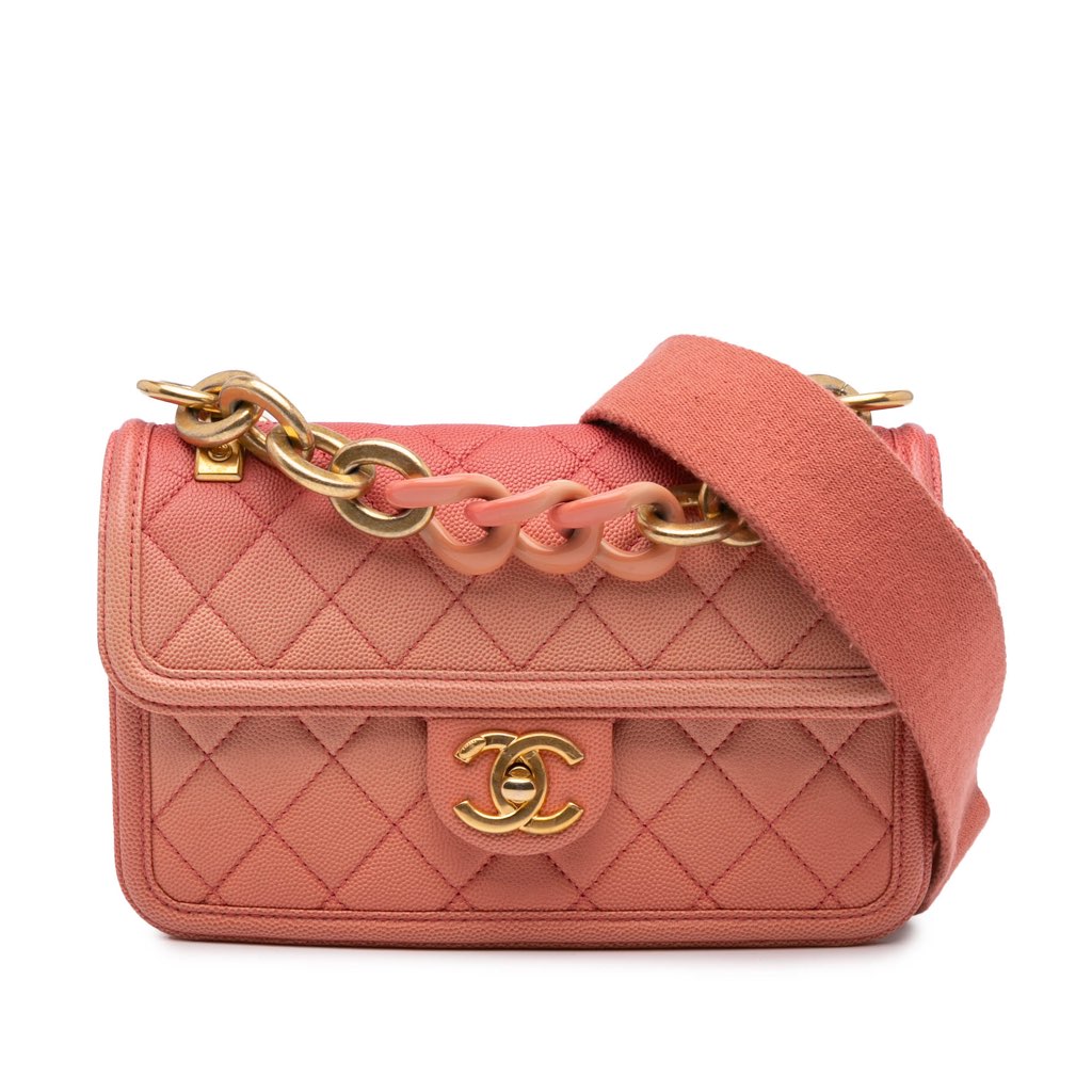 Chanel Small Quilted Caviar Sunset On The Sea Flap