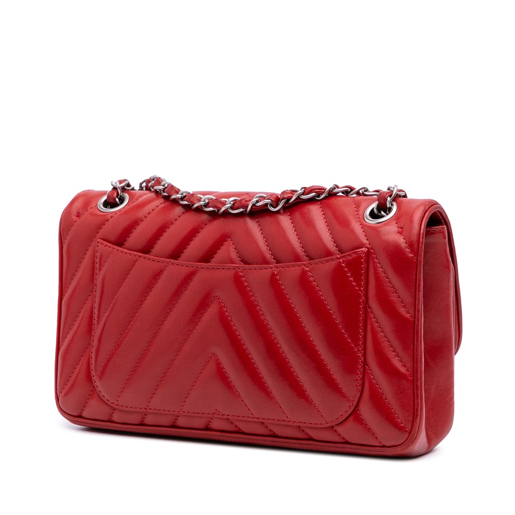 Chanel Medium Chevron Lambskin Leo Lion Flap - 2