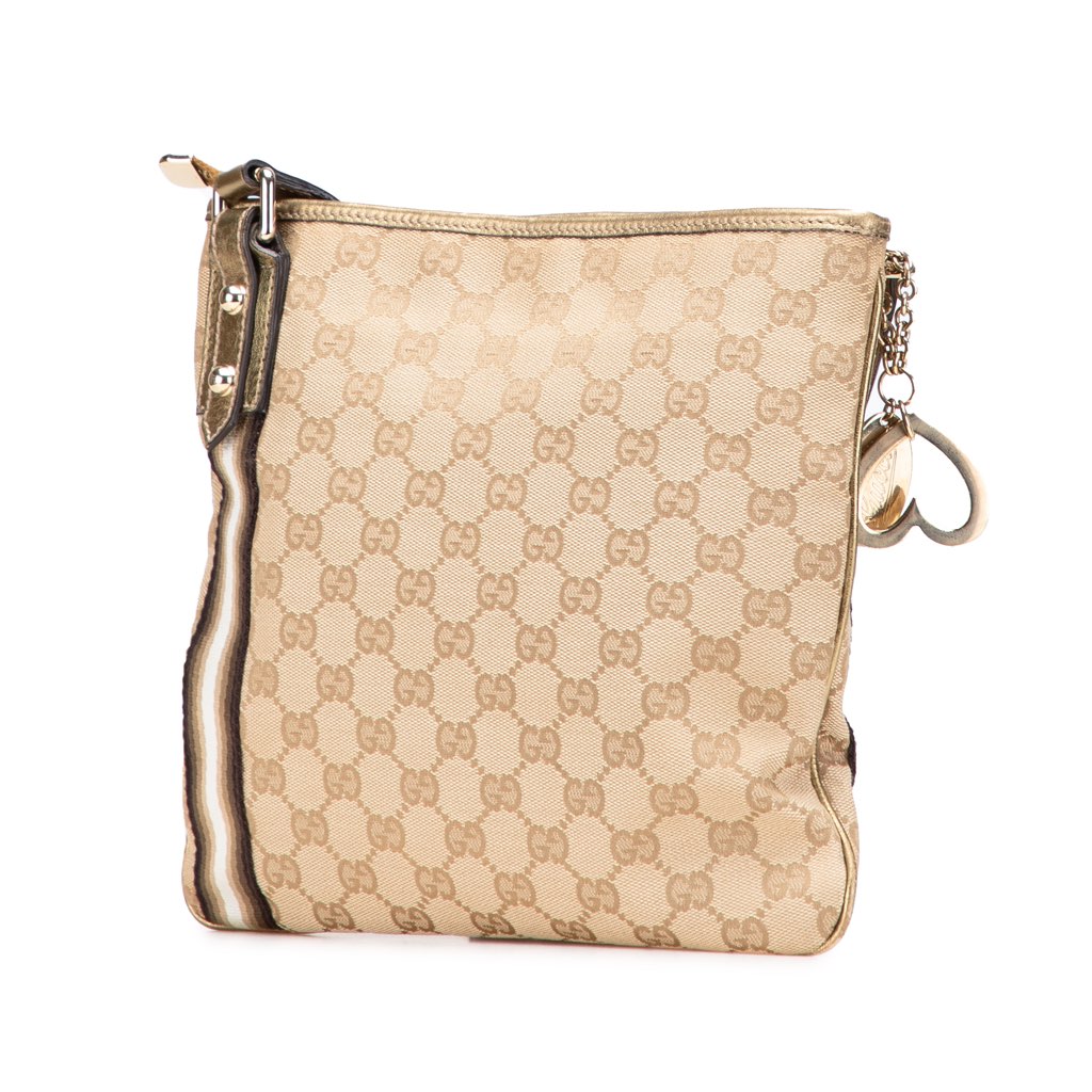 Gucci GG Canvas Jolicoeur Crossbody - Back view