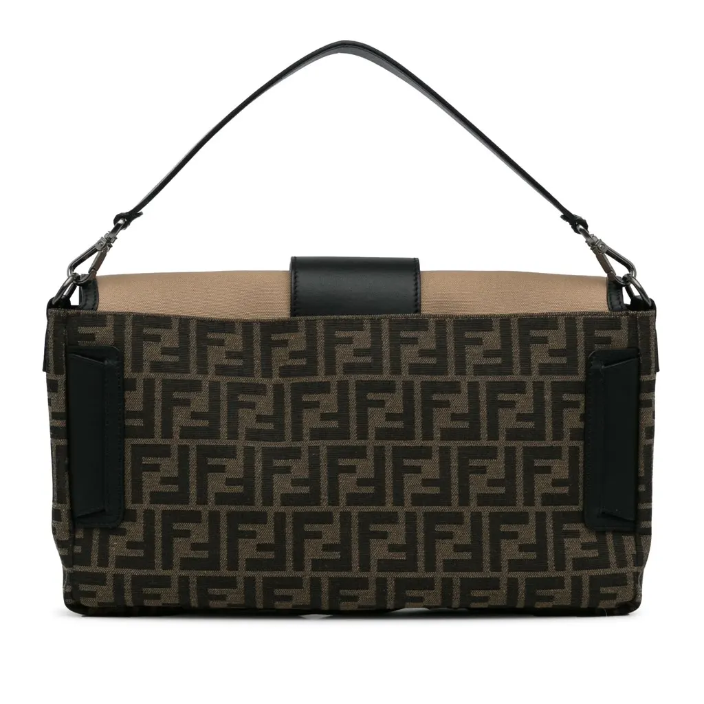 Fendi Large Zucca Canvas Convertible Belt Baguette Brown Canvas Very good - Model View