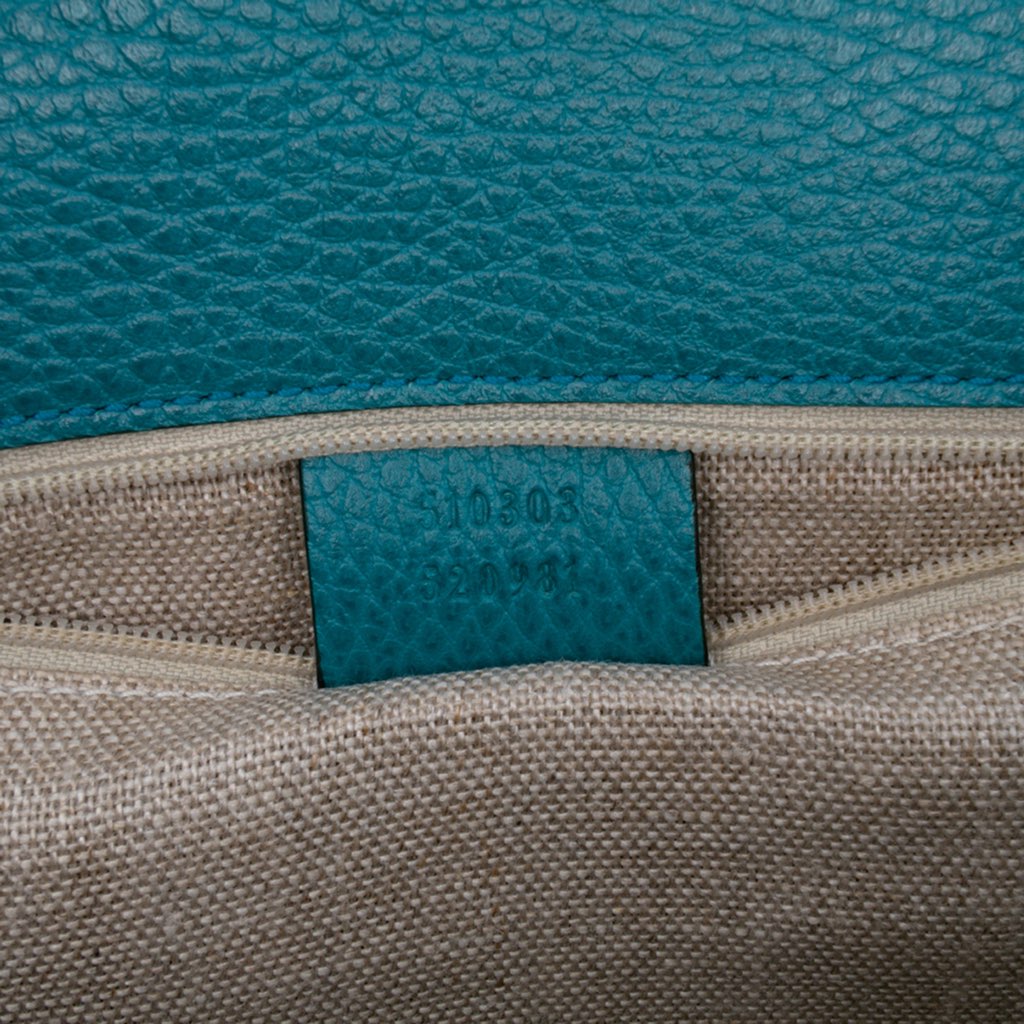 Gucci Medium Dollar Calfskin Interlocking G Crossbody - Detail 1