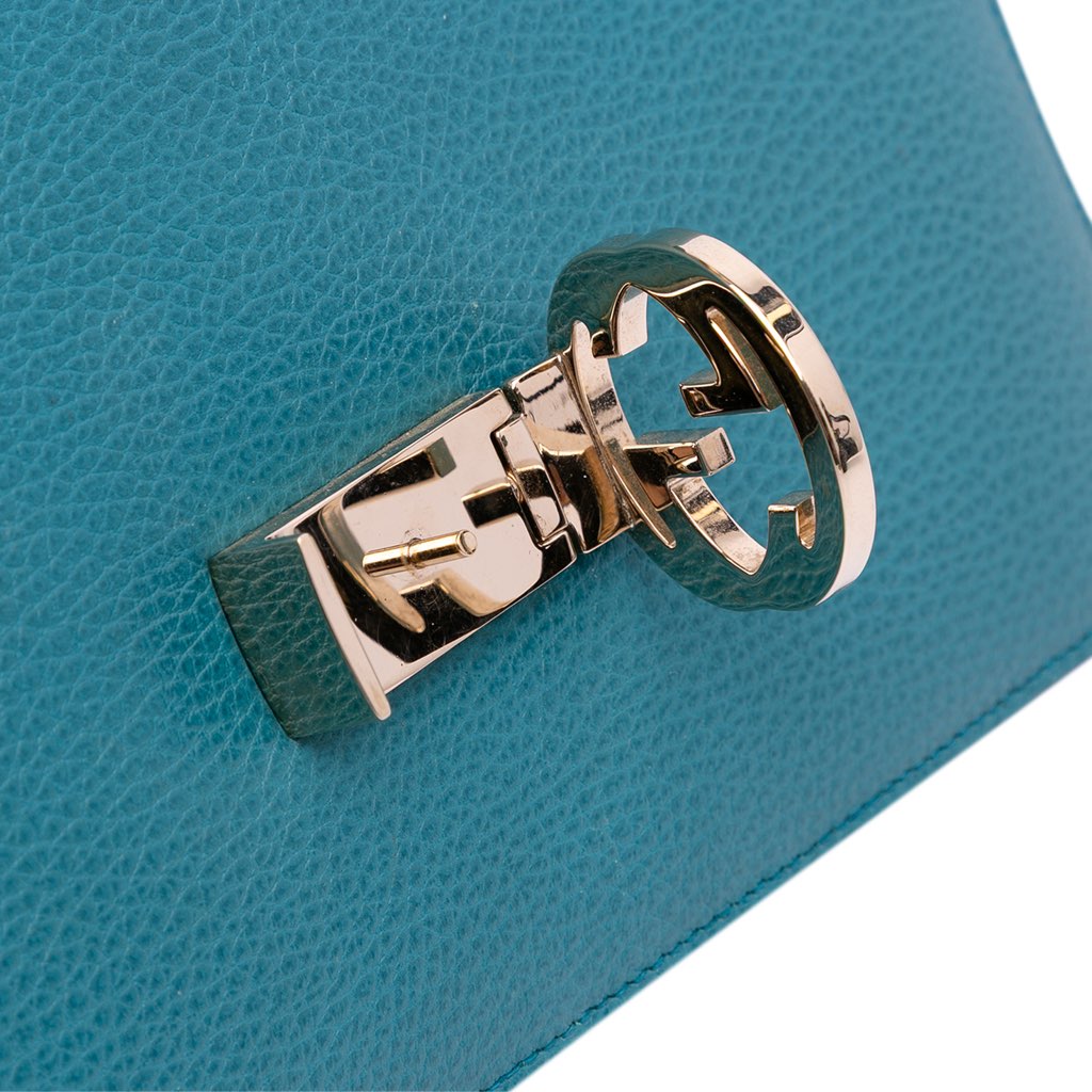 Gucci Medium Dollar Calfskin Interlocking G Crossbody - Detail 2
