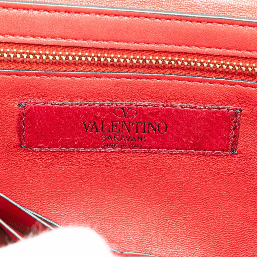 Valentino Leather Rockstud Spike Wallet on Chain - 5