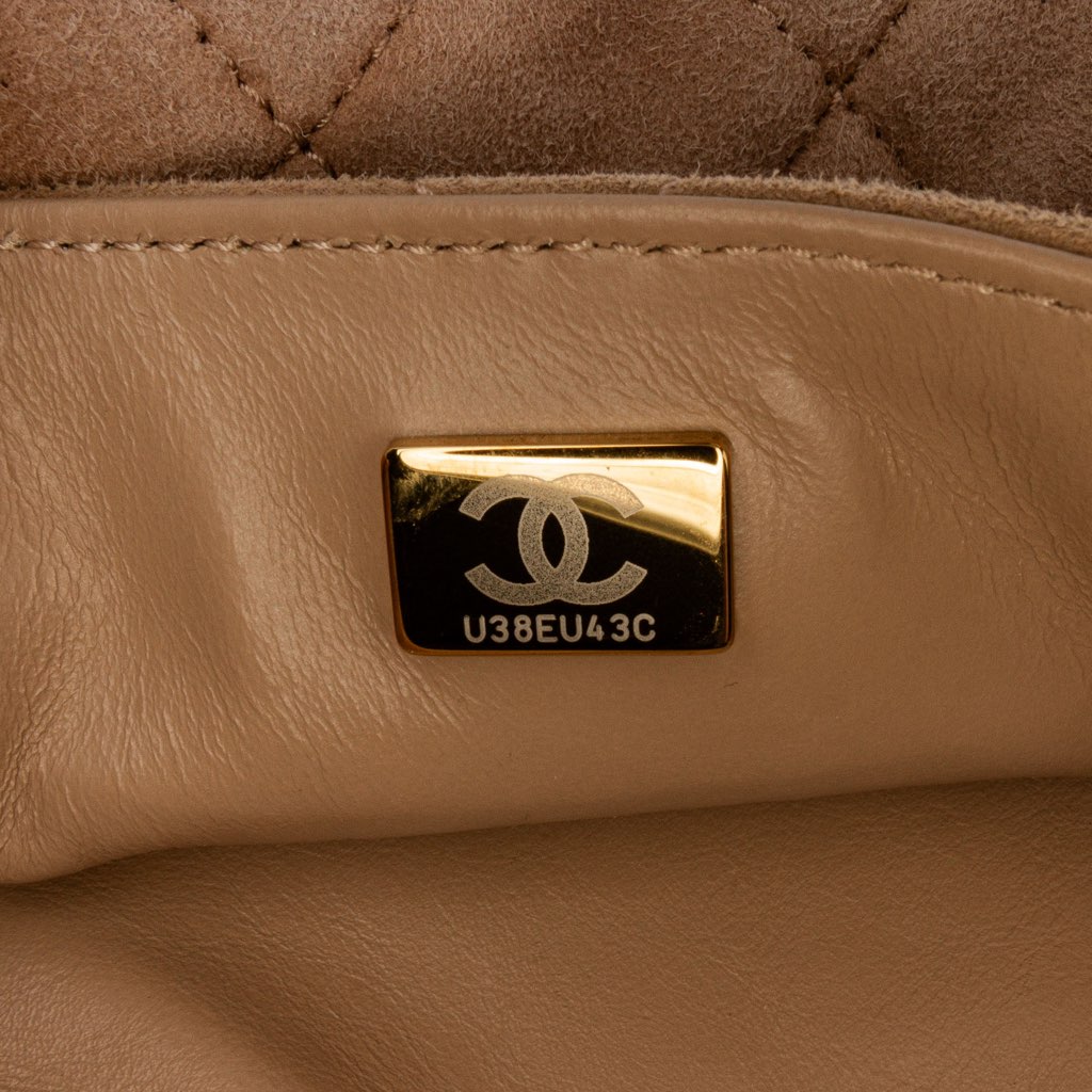 Chanel Mini Quilted Velvet Precious Buttons Chain Flap - 5