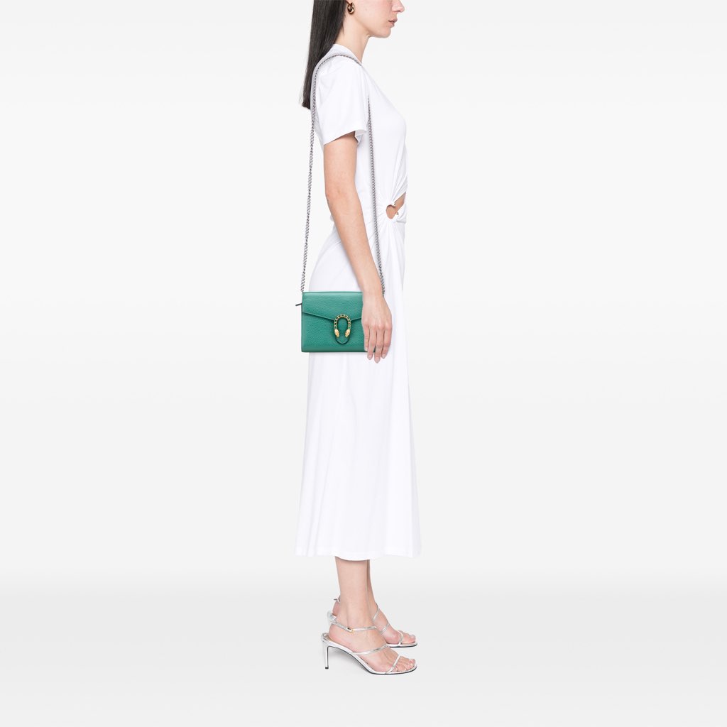 Gucci Mini Leather Dionysus Wallet on Chain - Image 13