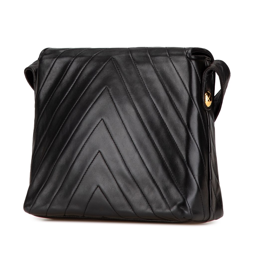 Chanel CC Chevron Lambskin Flap - 2