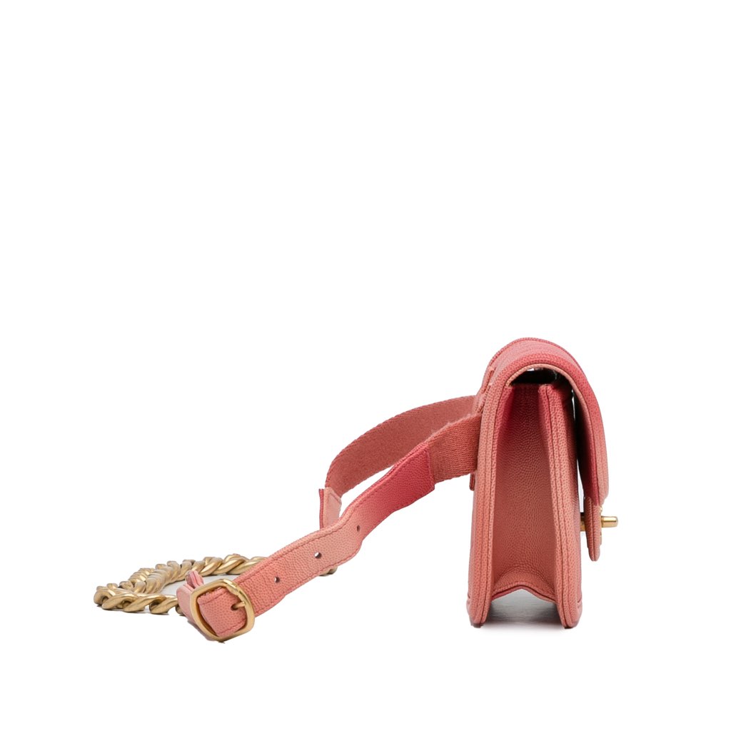 Chanel Caviar Sunset On The Sea Flap Belt Bag - 3