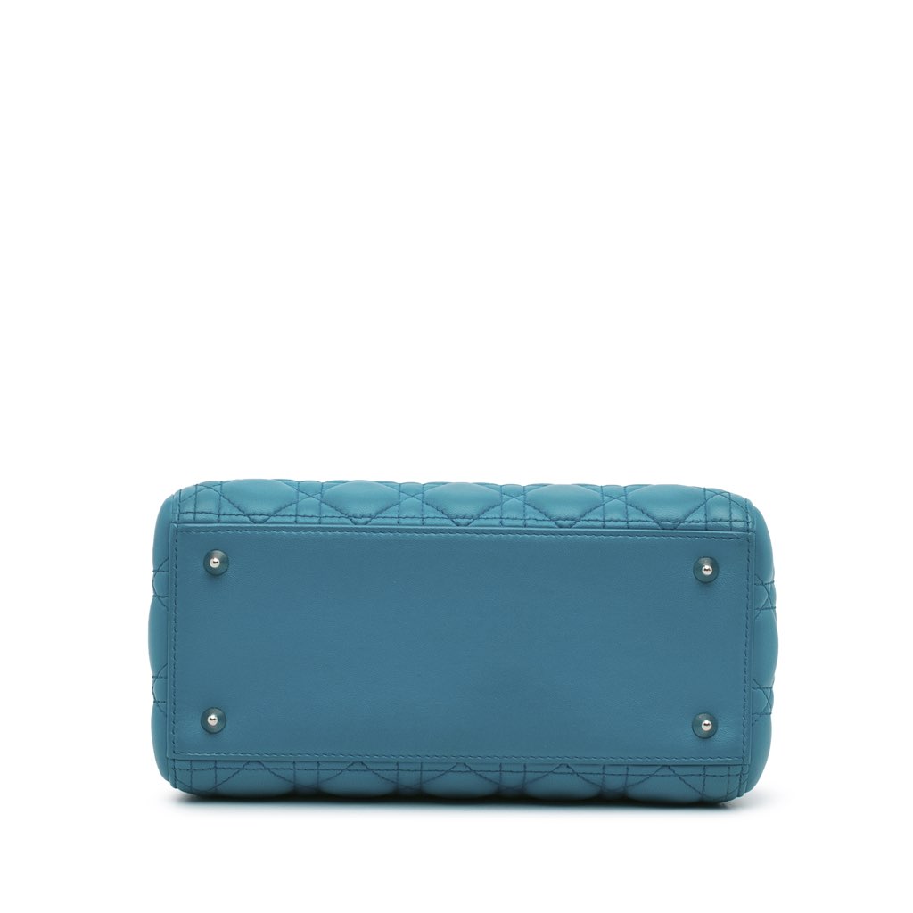 Dior Medium Lambskin Cannage Lady Dior - 5