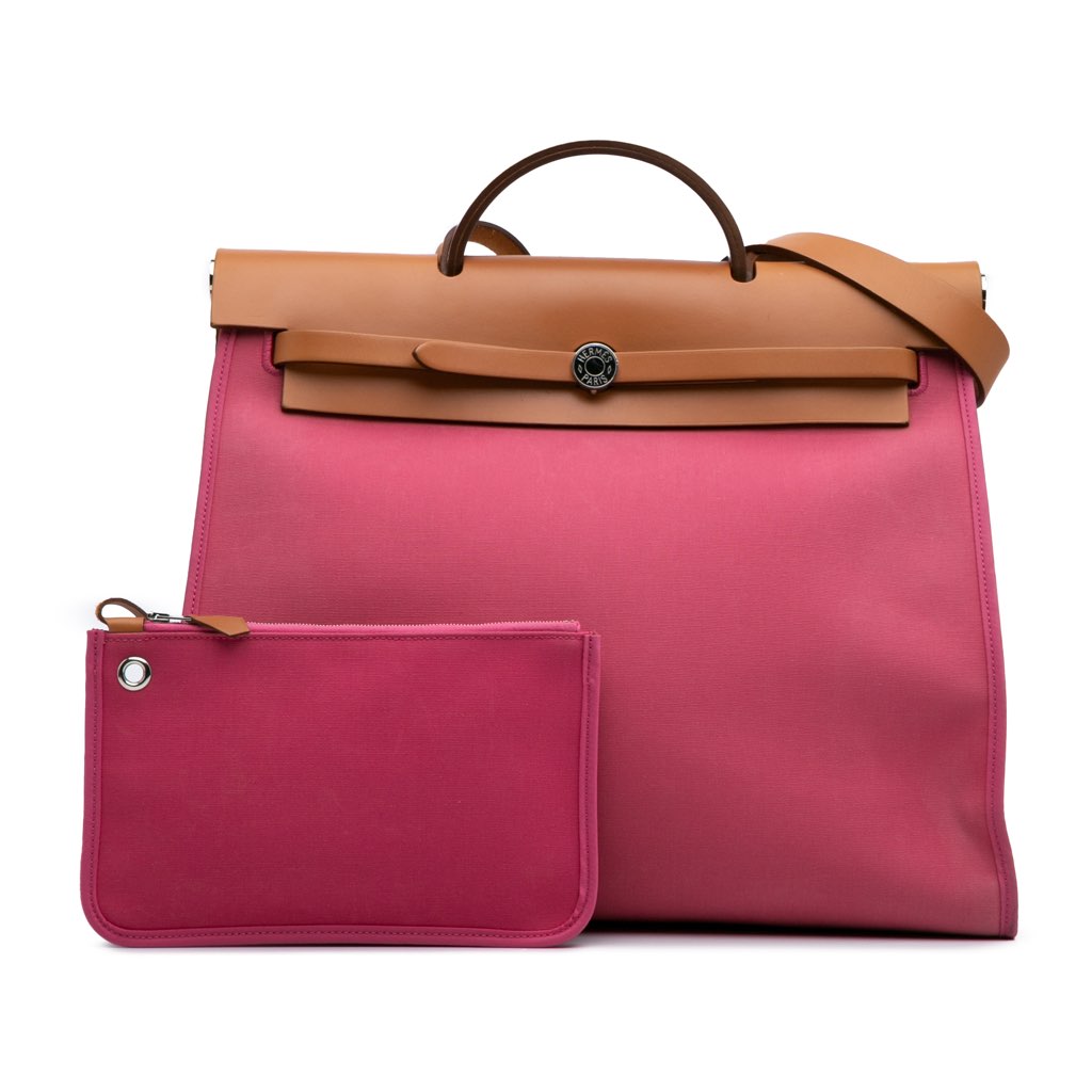 Hermès Toile Herbag Zip 39 - Image 15