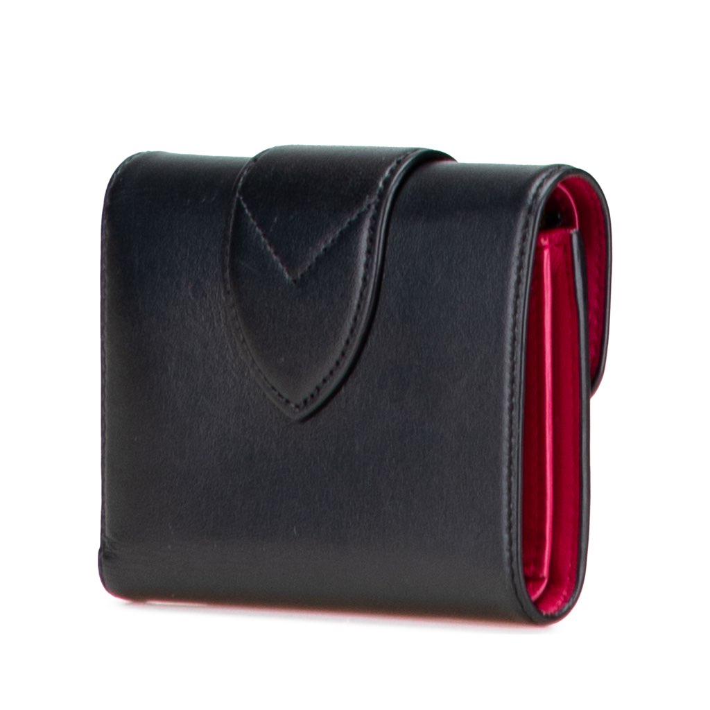 Louis Vuitton Smooth Calfskin LV Pont 9 Compact Wallet - Back view