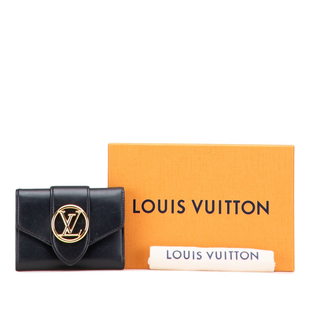 Louis Vuitton Smooth Calfskin LV Pont 9 Compact Wallet - Image 17