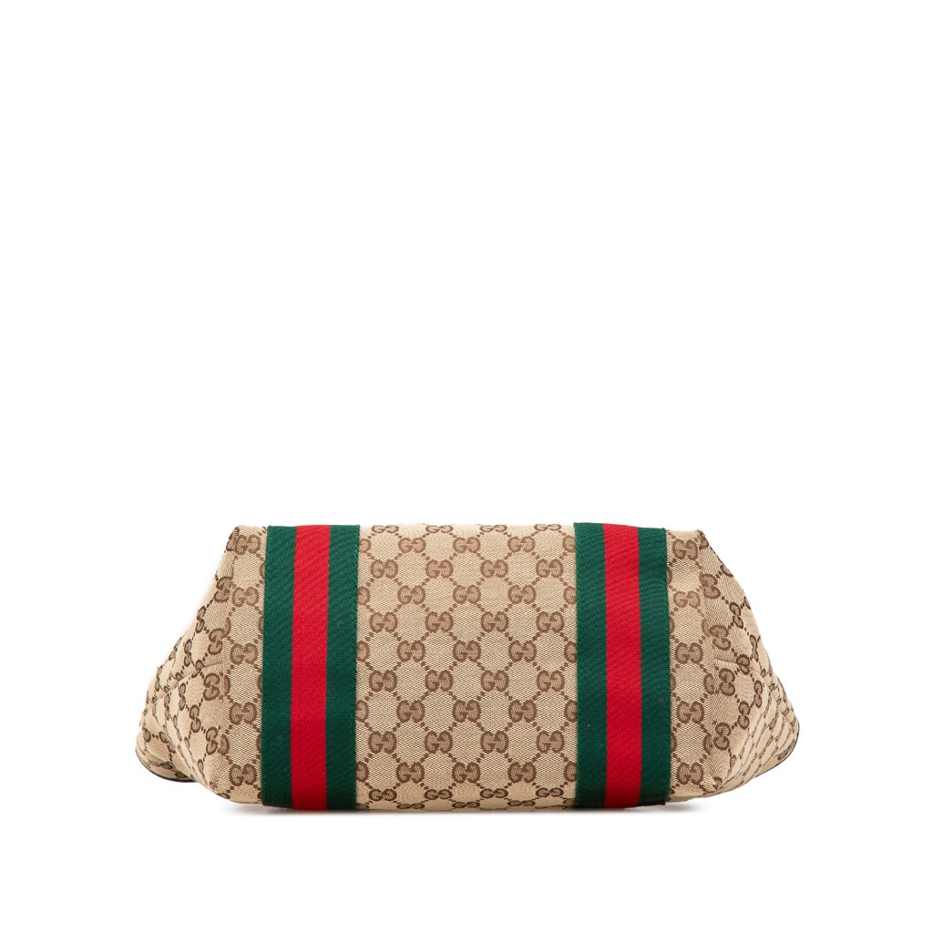 Gucci GG Canvas Web Jolie Tote - 3