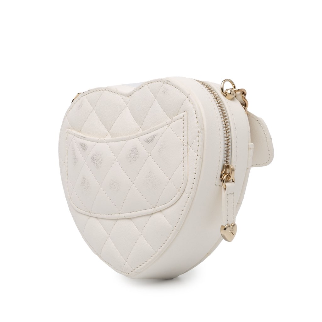 Chanel Mini Lambskin CC in Love Heart Crossbody - 2