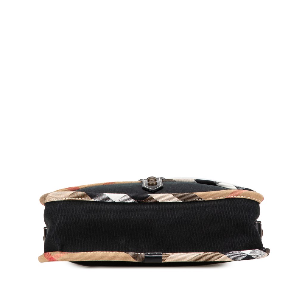 Burberry Nova Check Trimmed Canvas Crossbody - 3
