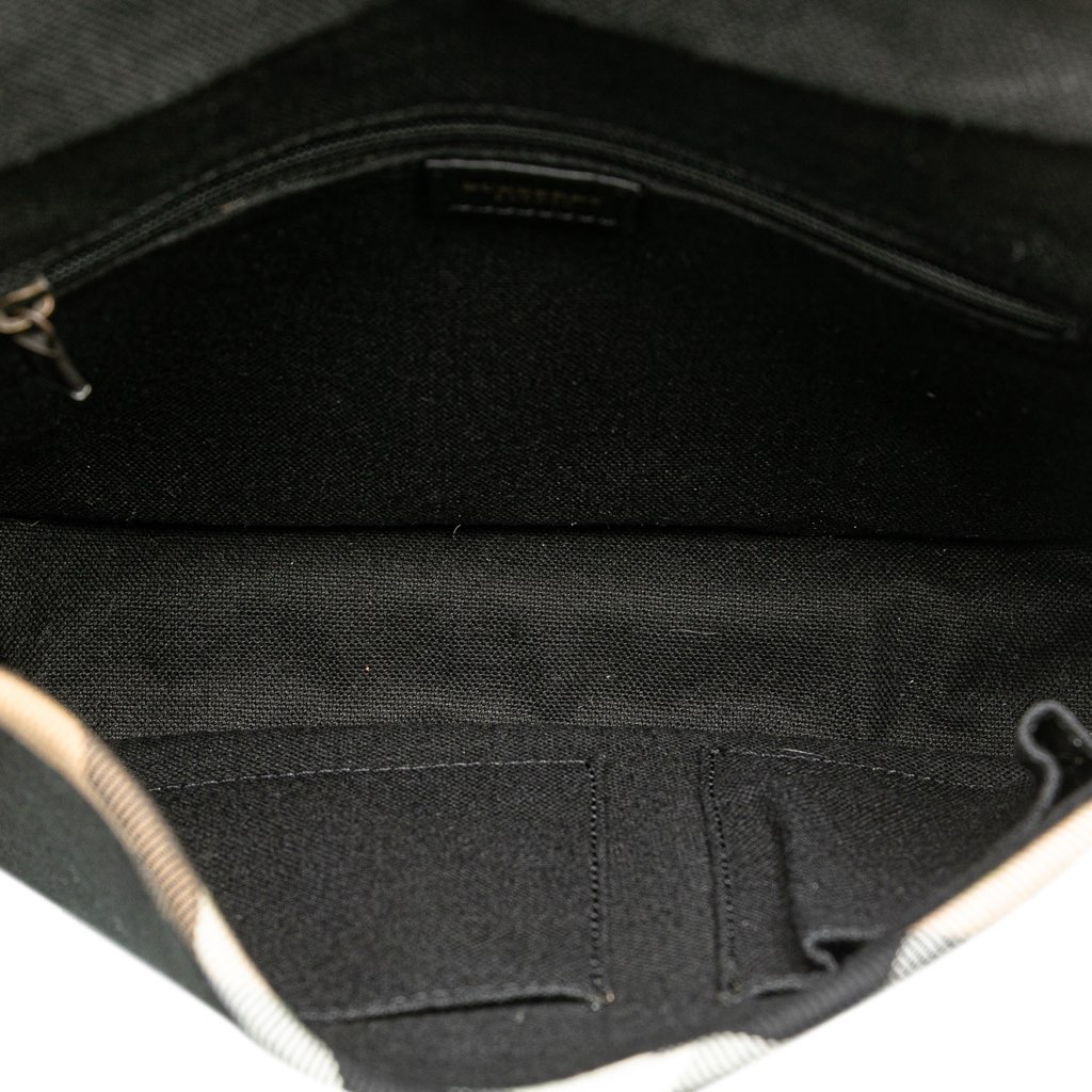 Burberry Nova Check Trimmed Canvas Crossbody - 4