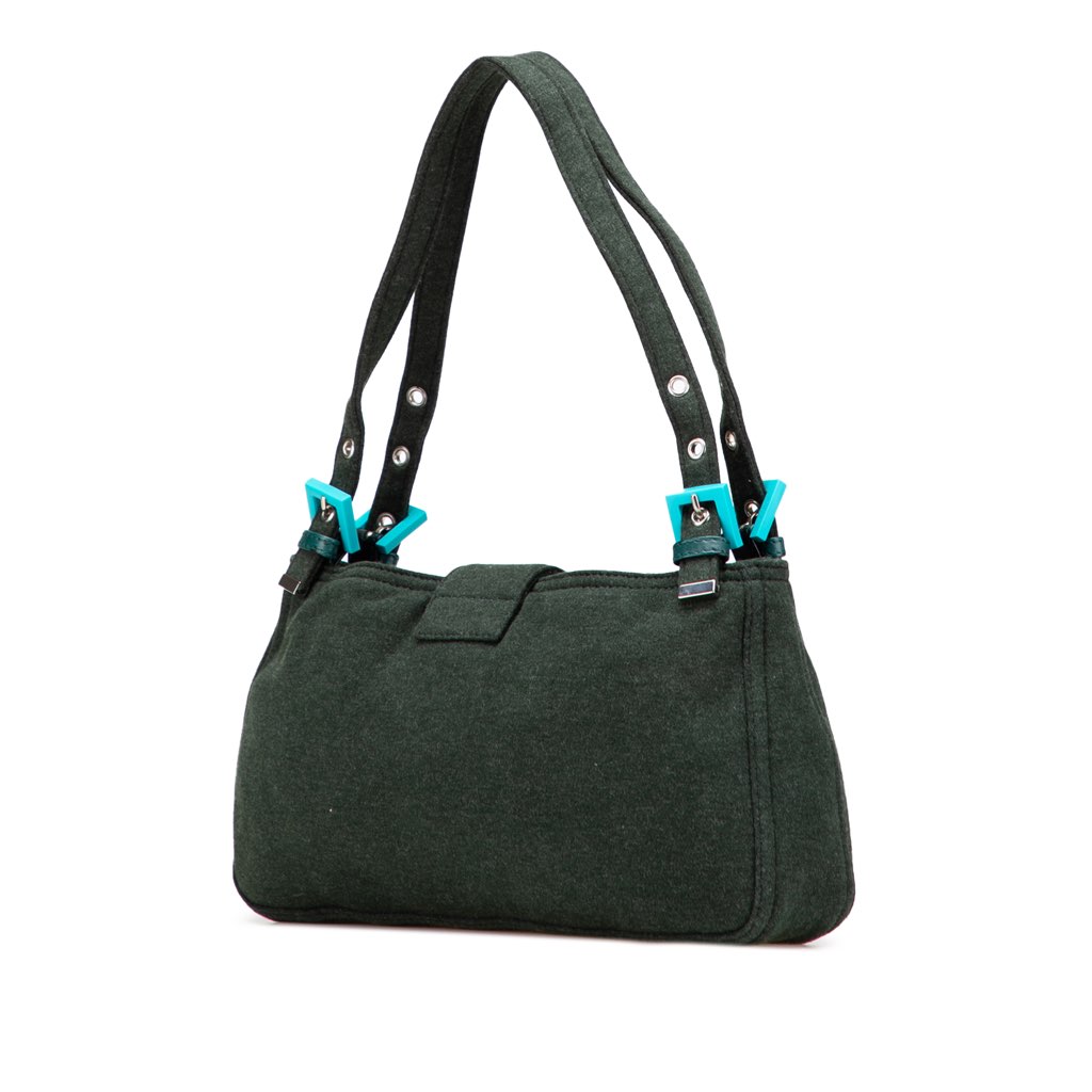 Fendi Jersey FF Shoulder Bag - 2