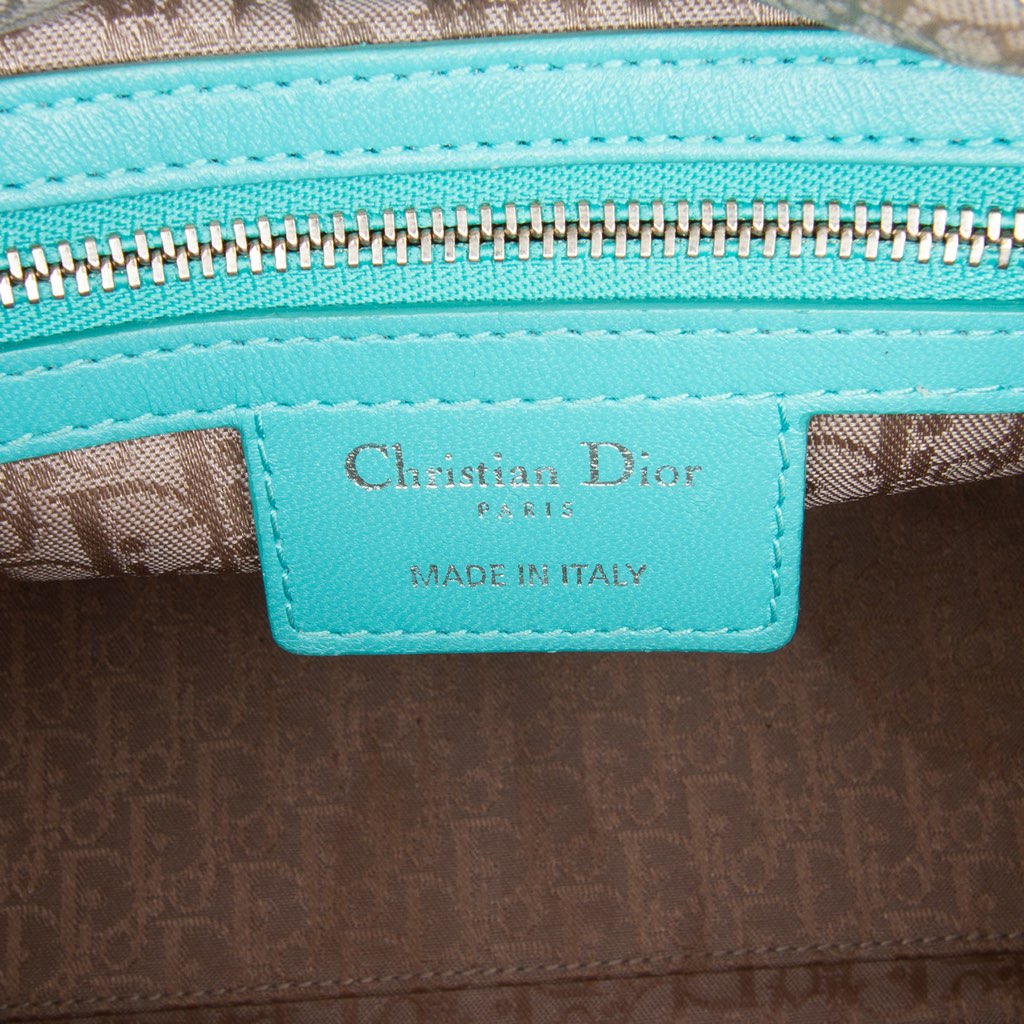 Dior Medium Lambskin Cannage Lady Dior - 5