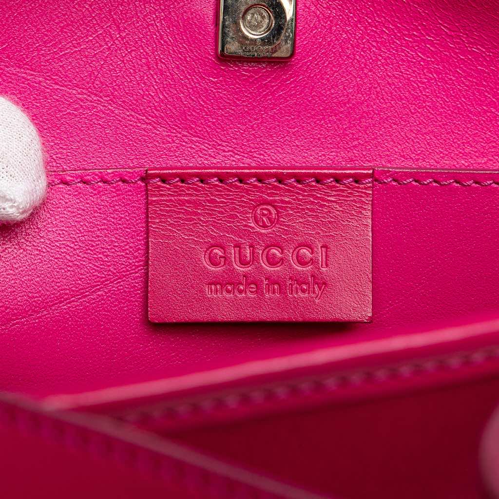 Gucci Satin Shoulder Bag - Side view