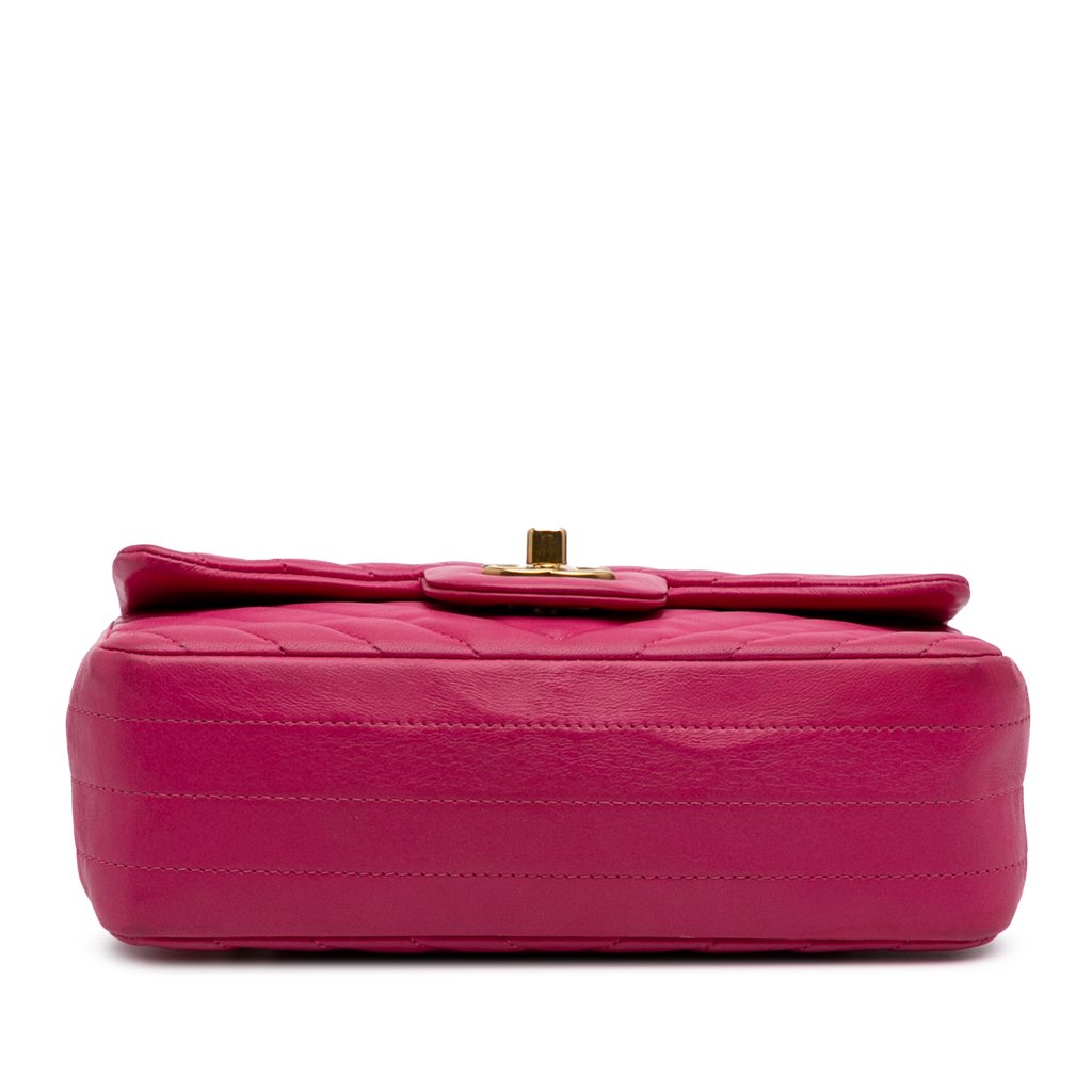 Chanel Mini Rectangular Classic Chevron Lambskin Single Flap - Image 6