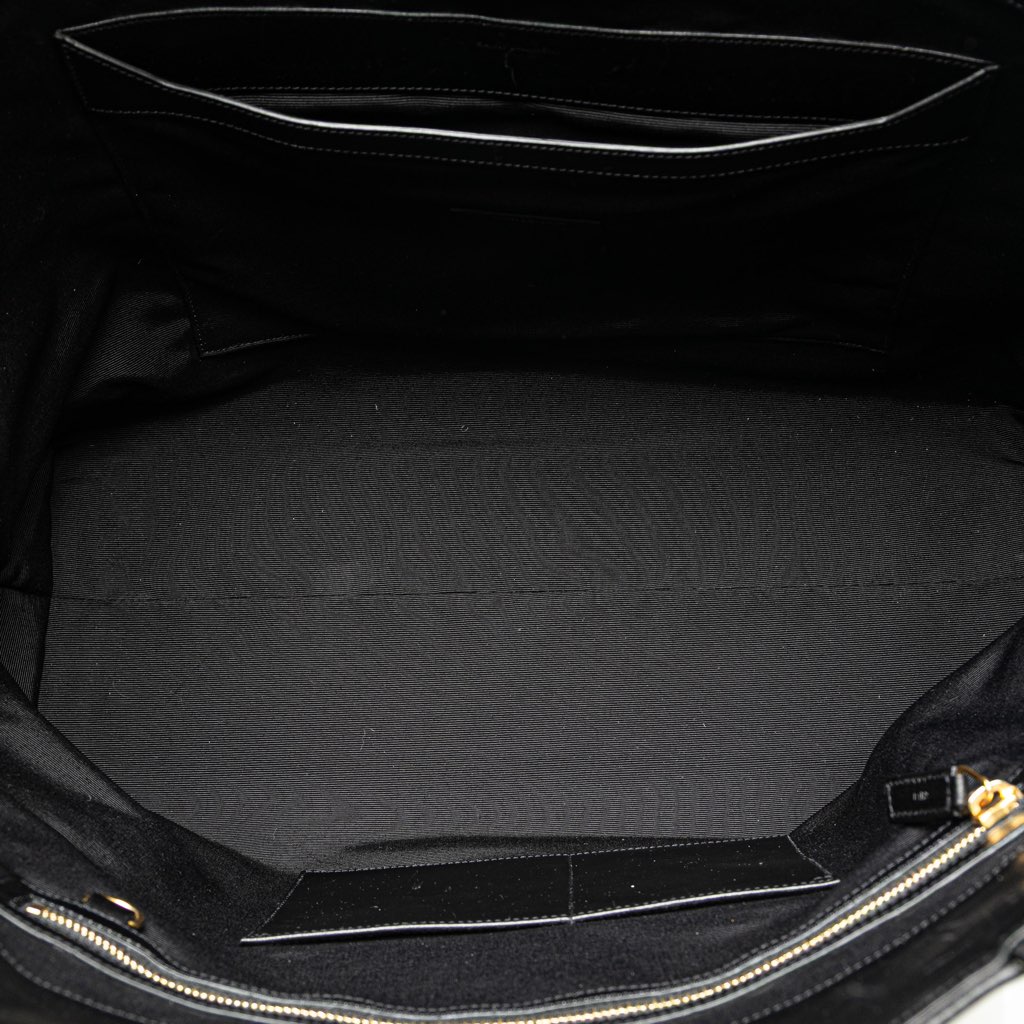 Saint Laurent Large Monogram Coated Canvas Tote - 4