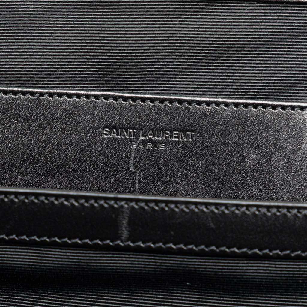 Saint Laurent Large Monogram Coated Canvas Tote - 5