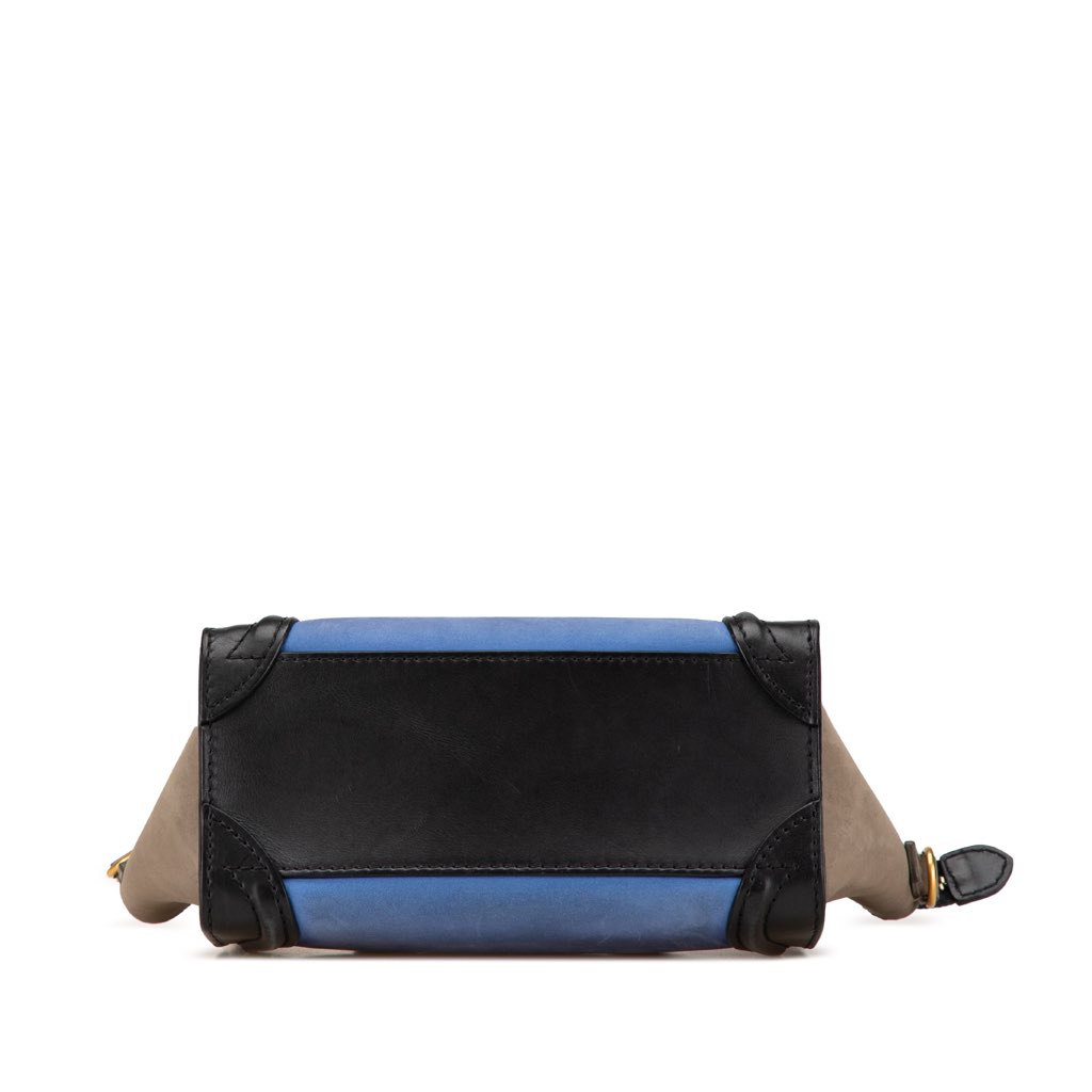 Celine Nano Tricolor Leather Luggage Tote - 3