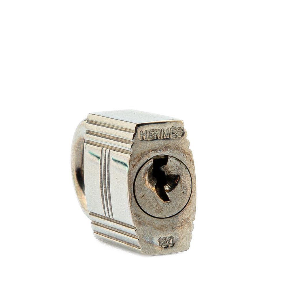 Hermès Palladium Plated Cadena Lock and Key - 2
