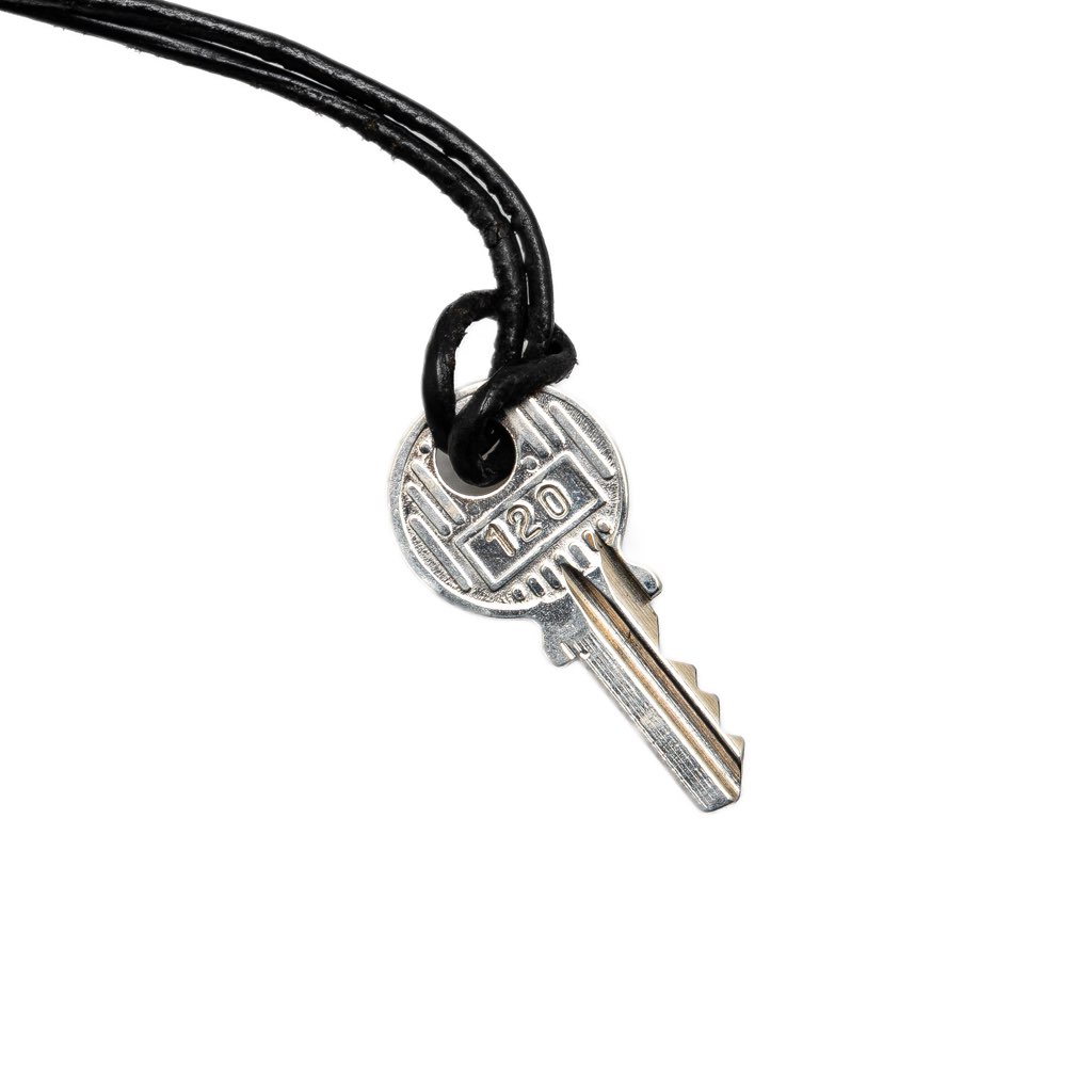 Hermès Palladium Plated Cadena Lock and Key - 3