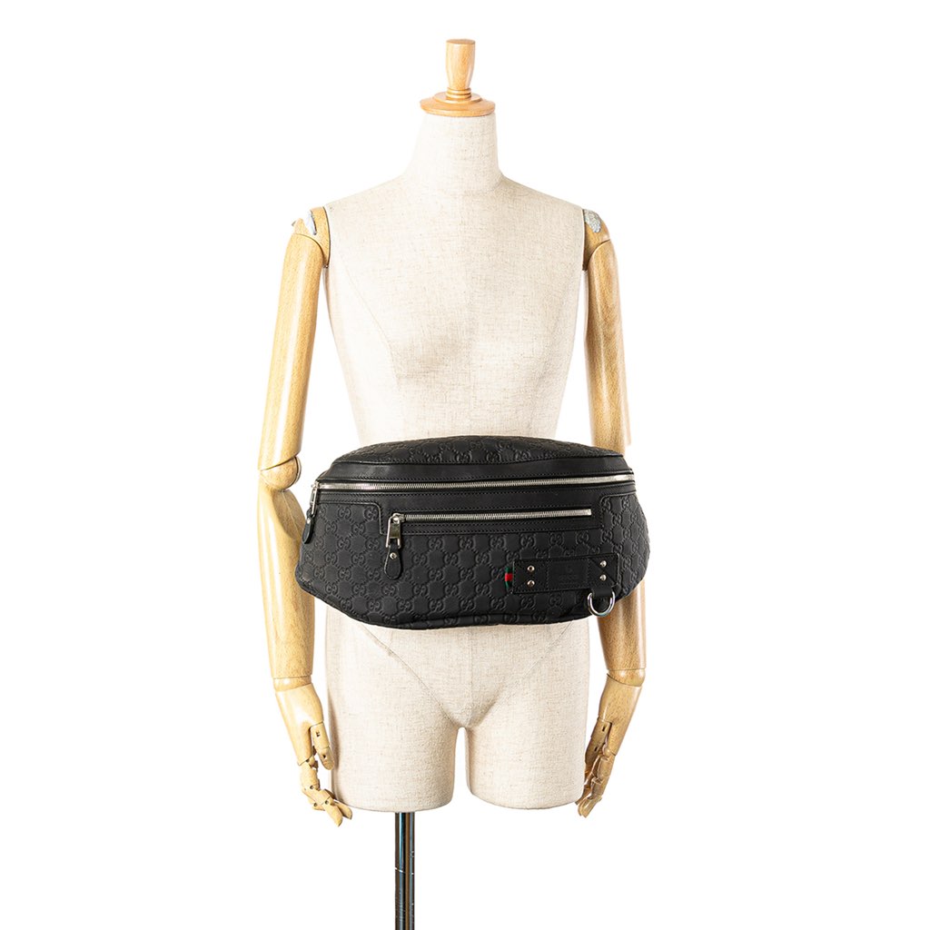 Gucci Guccissima Web Belt Bag - Image 12
