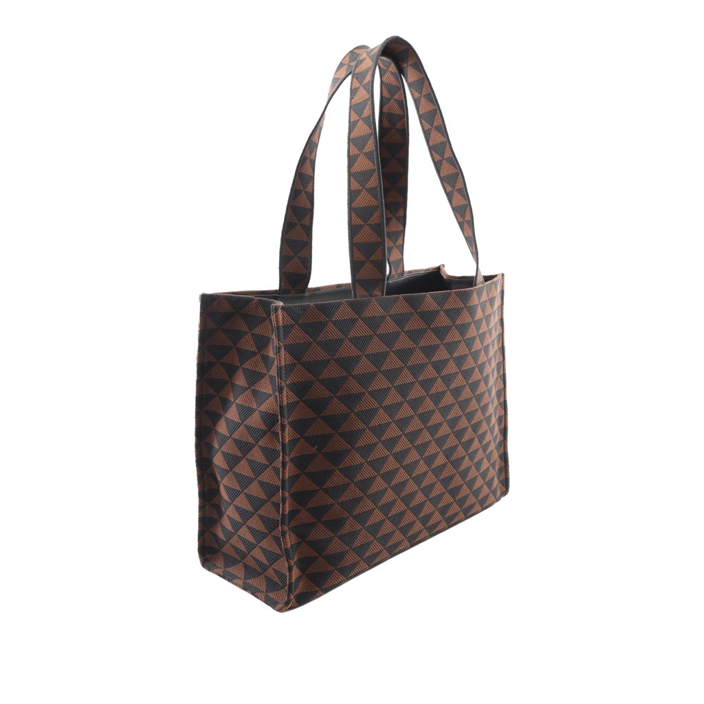 Prada Canvas Triangolo Symbole Shopping Tote - 2