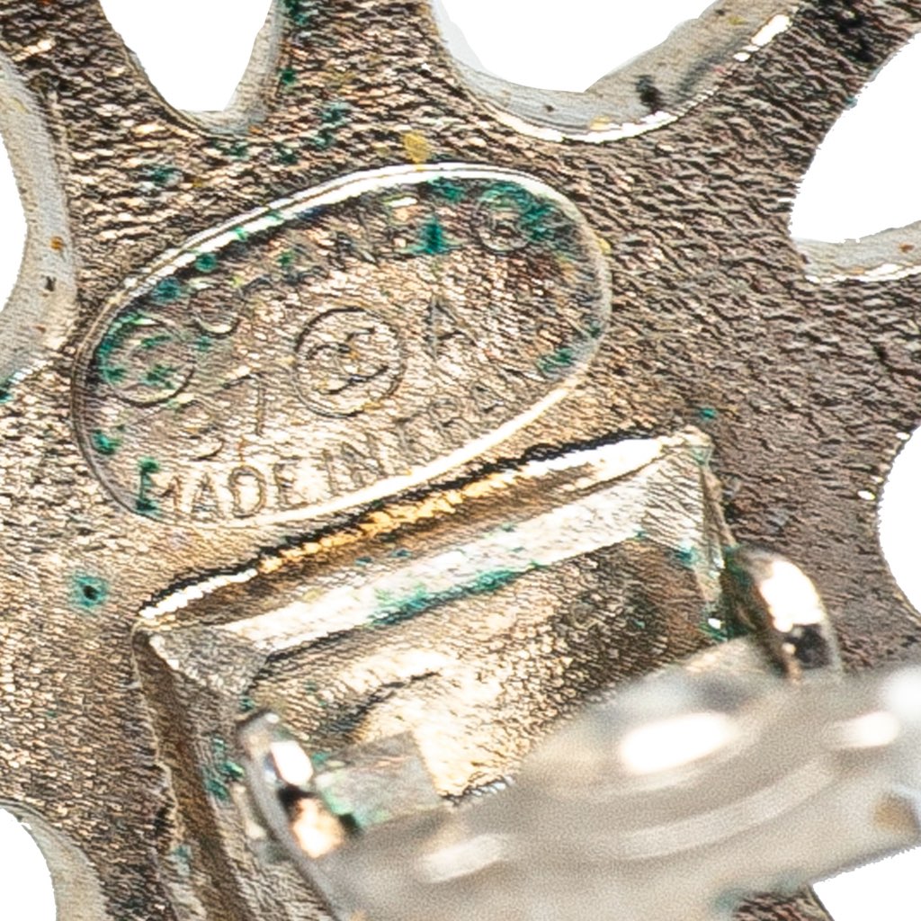 Chanel Silver CC Button Clip On Earrings - 4