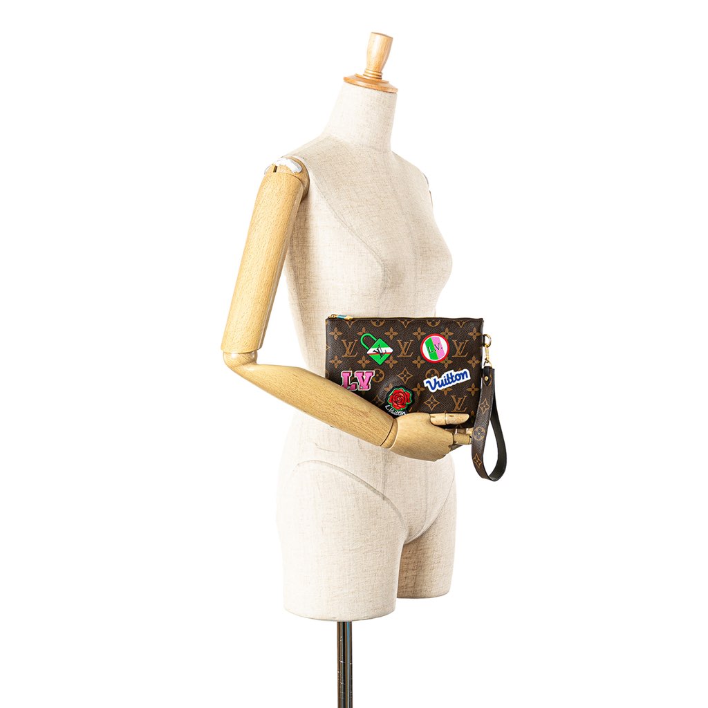 Louis Vuitton Monogram Patches City Pouch - Image 14