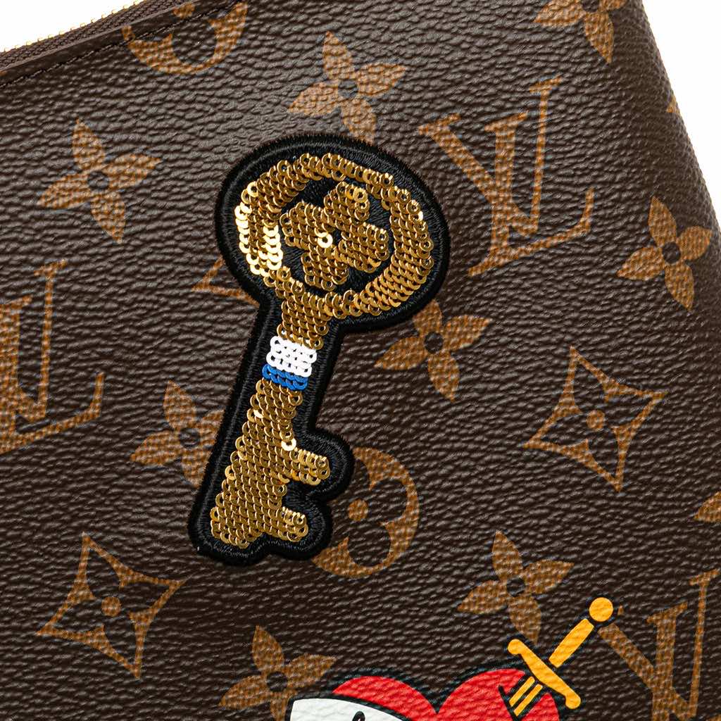 Louis Vuitton Monogram Patches City Pouch - Image 11