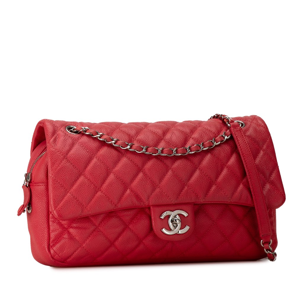 Chanel Jumbo Caviar Easy Flap Bag - 2