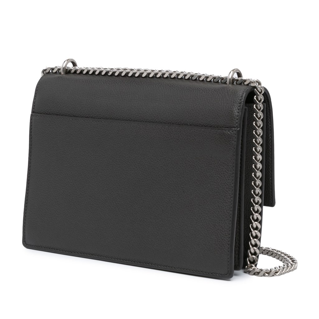 Saint Laurent Medium Grained Calfskin Monogram Sunset Crossbody - 3