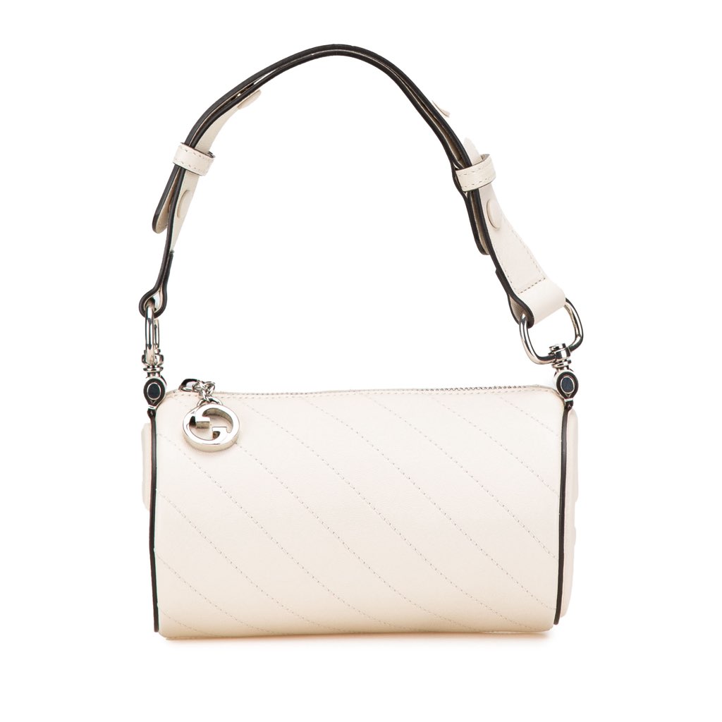 Gucci Mini Leather Blondie Barrel Shoulder Bag