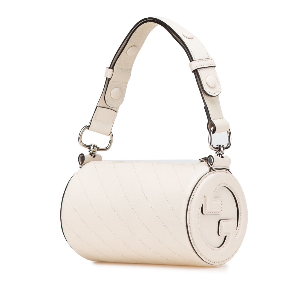 Gucci Mini Leather Blondie Barrel Shoulder Bag - 2
