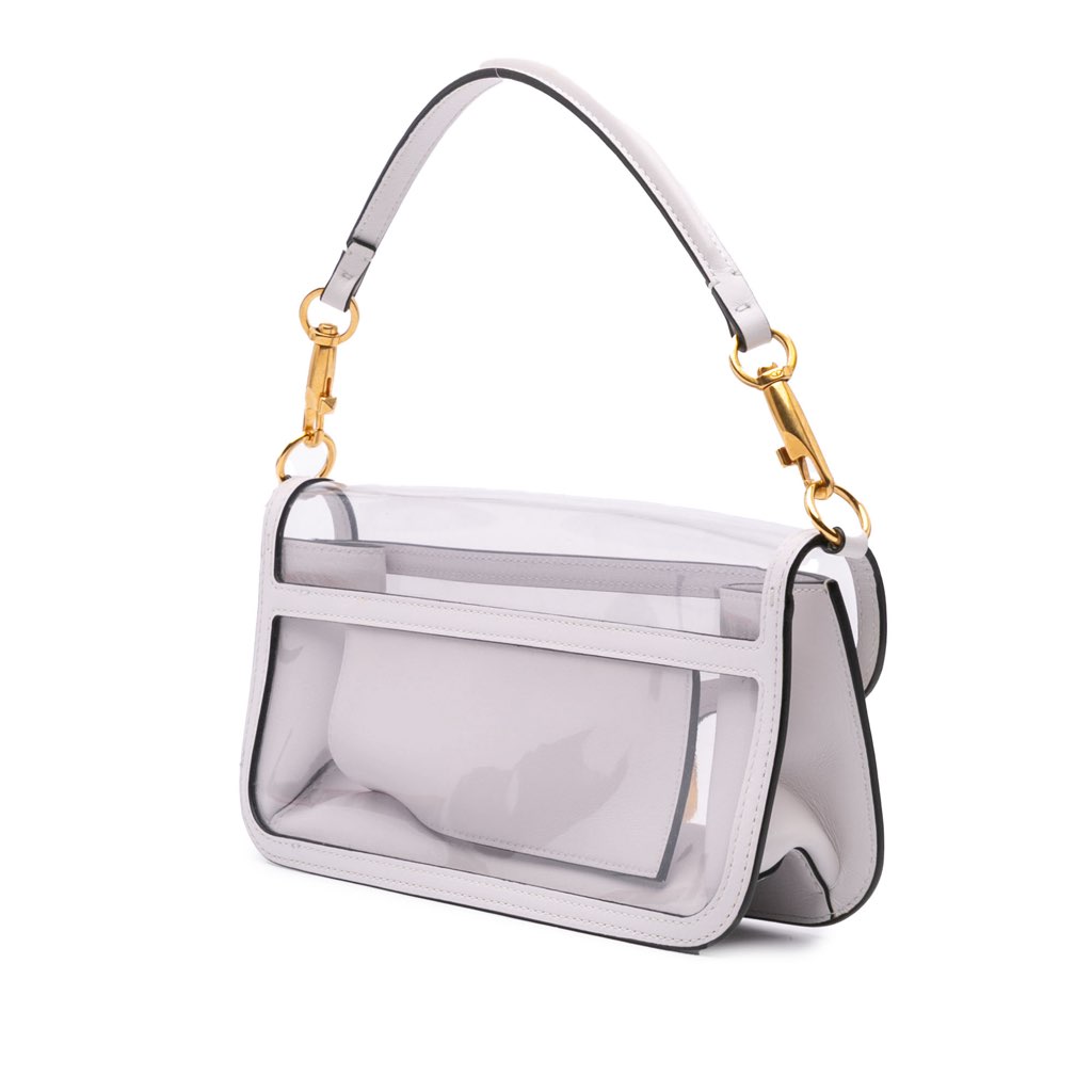 Valentino PVC VLogo Loco Satchel - Back view