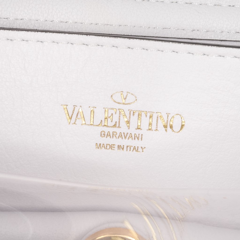 Valentino PVC VLogo Loco Satchel - Side view
