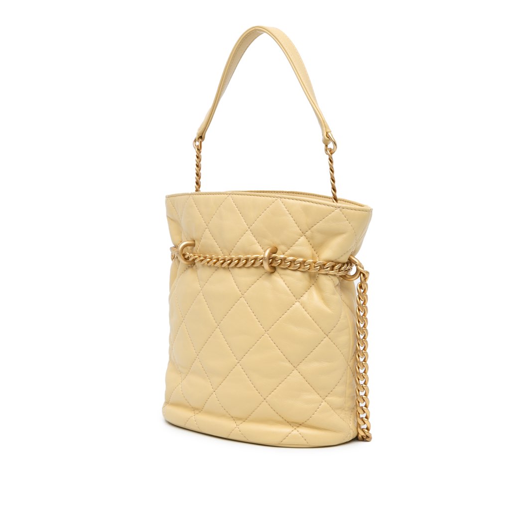 Chanel Mini Lambskin Pending CC Bucket Bag - 2