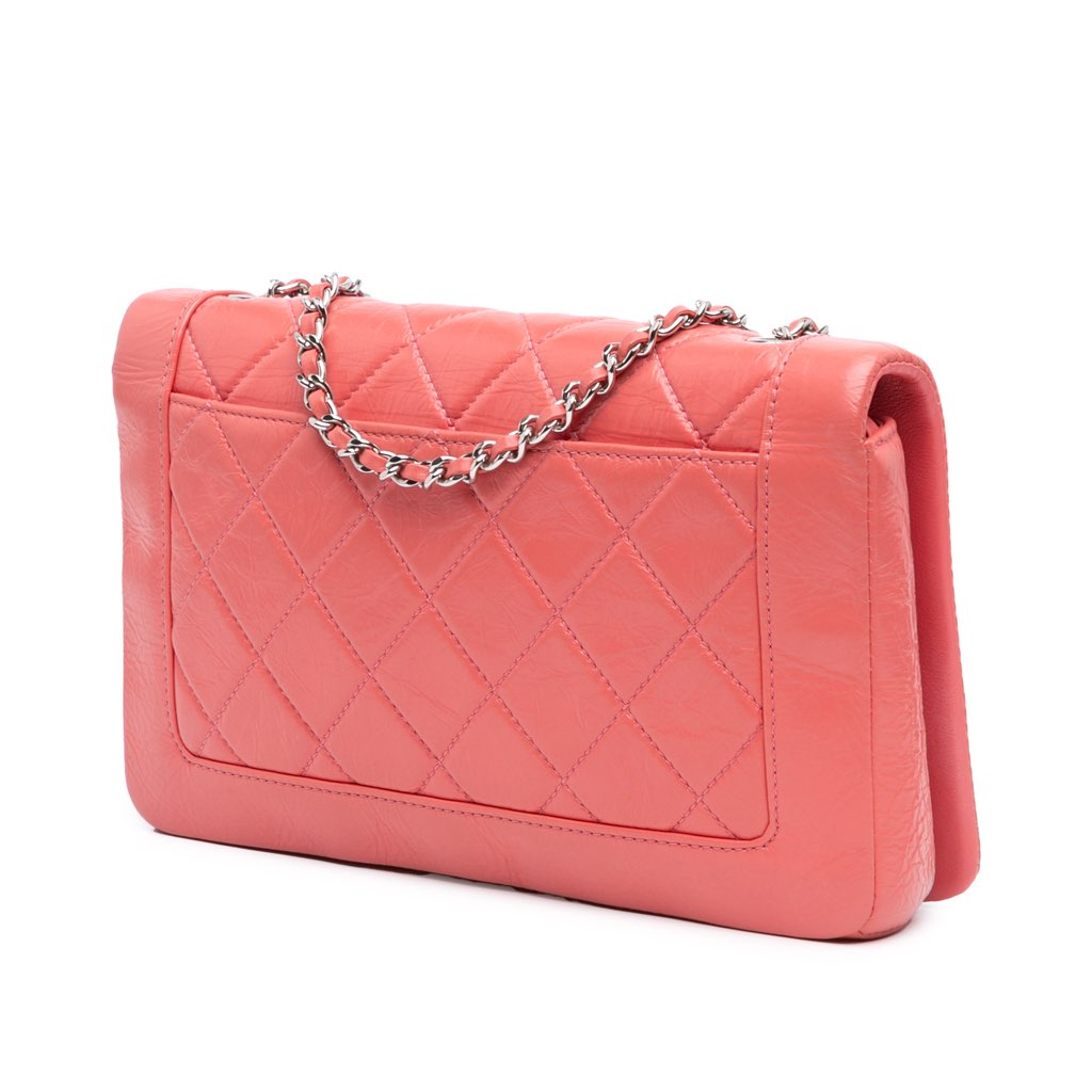 Chanel Crumpled Calfskin Bi Quilted Vintage Full Flap - 2