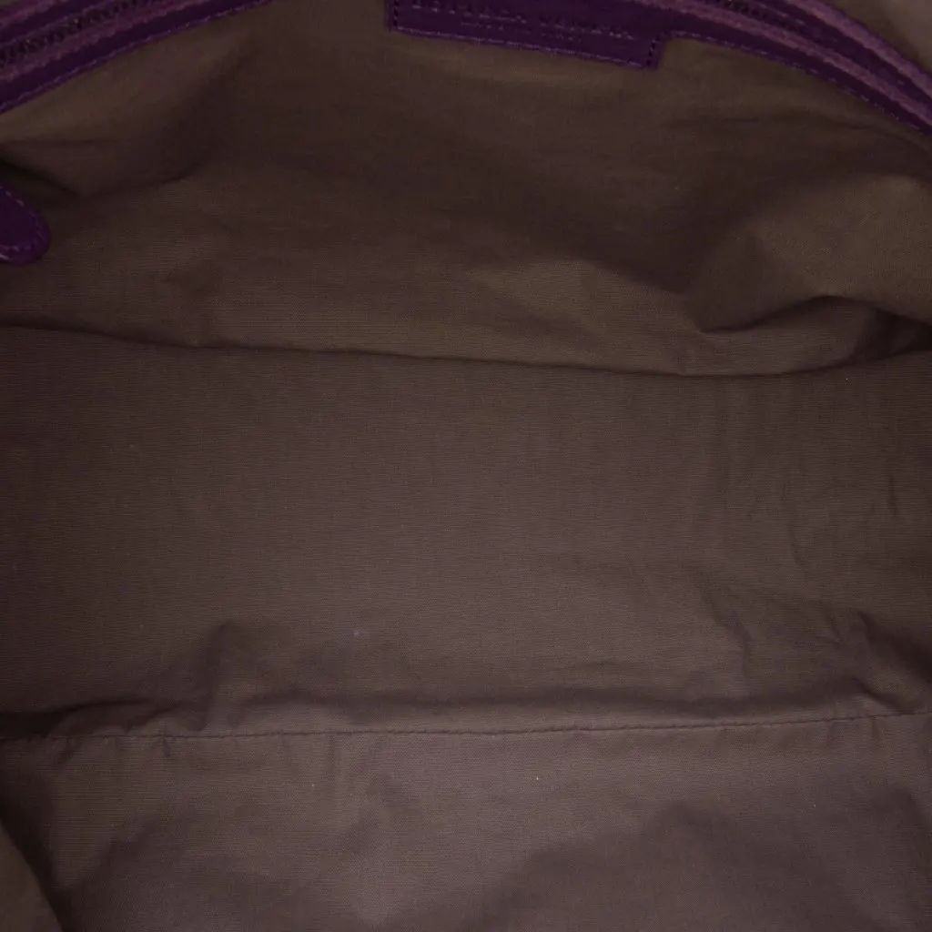 Bottega Veneta Nappa Intrecciato Shoulder Bag Purple Leather Very good - Model View