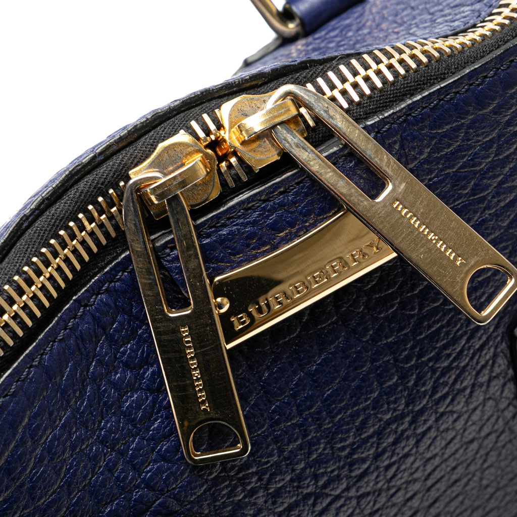 Burberry Large Grained Calfskin Heritage Orchard Bowling Bag - Image 13