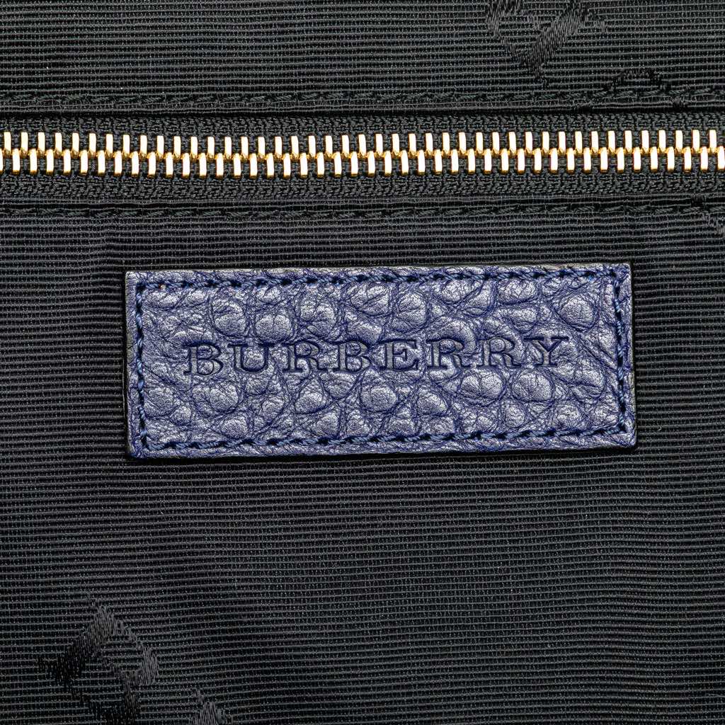 Burberry Large Grained Calfskin Heritage Orchard Bowling Bag - Side view