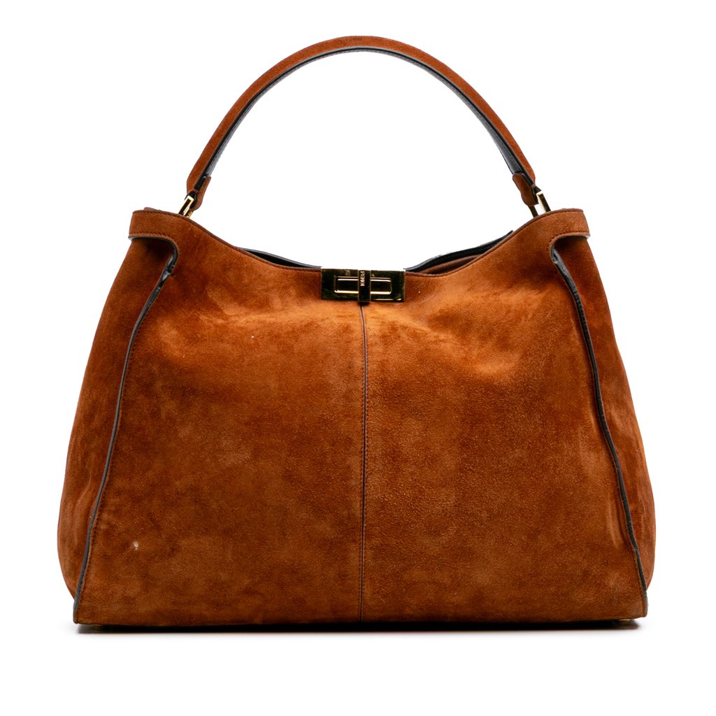 Fendi Large Suede Peekaboo X-Lite