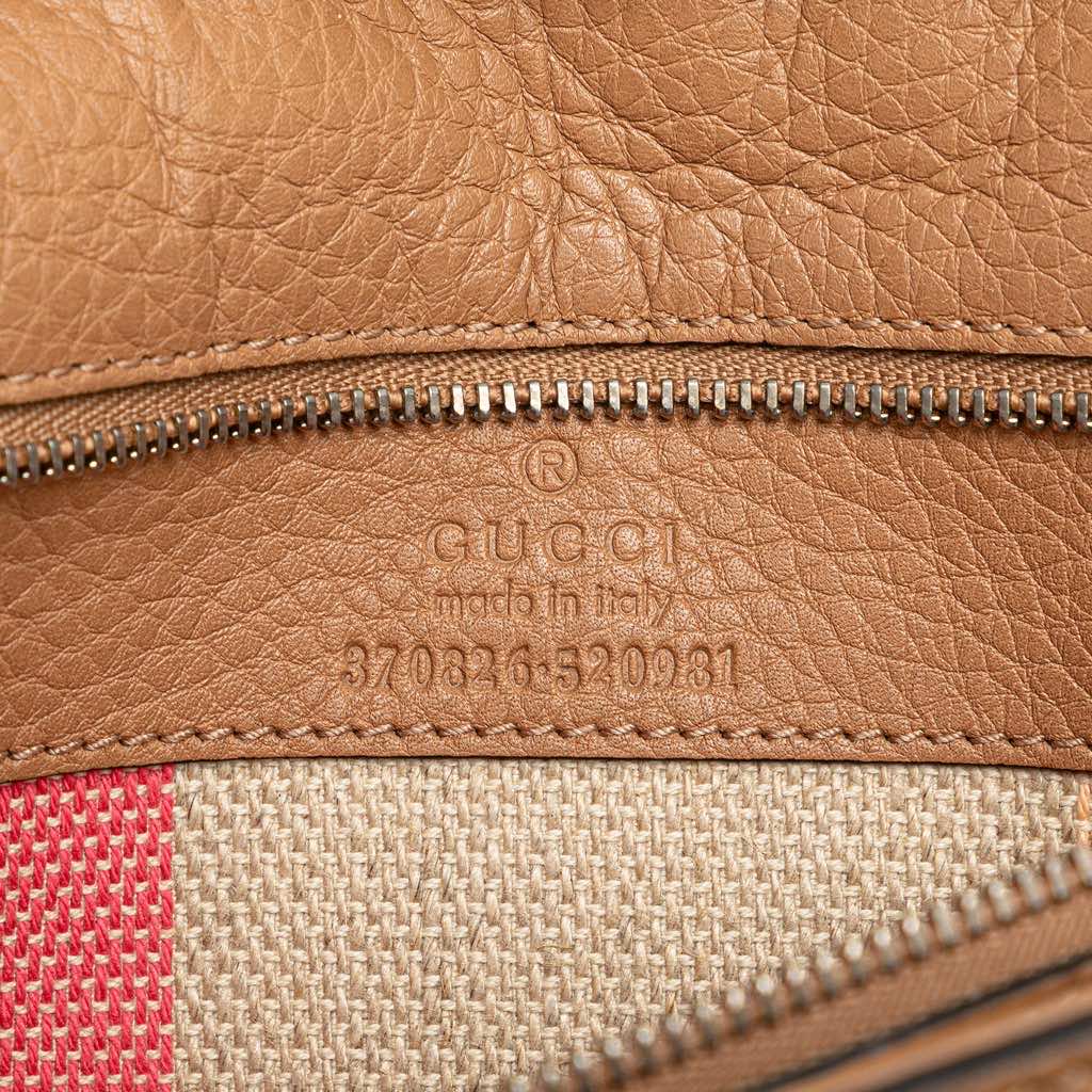 Gucci Medium Leather Bamboo Daily Crossbody - 5