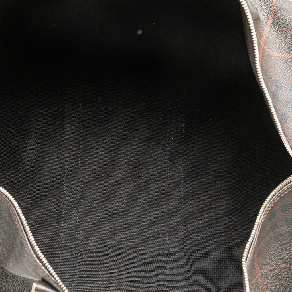 Burberry Tonal Check Coated Canvas Travel Bag - 4