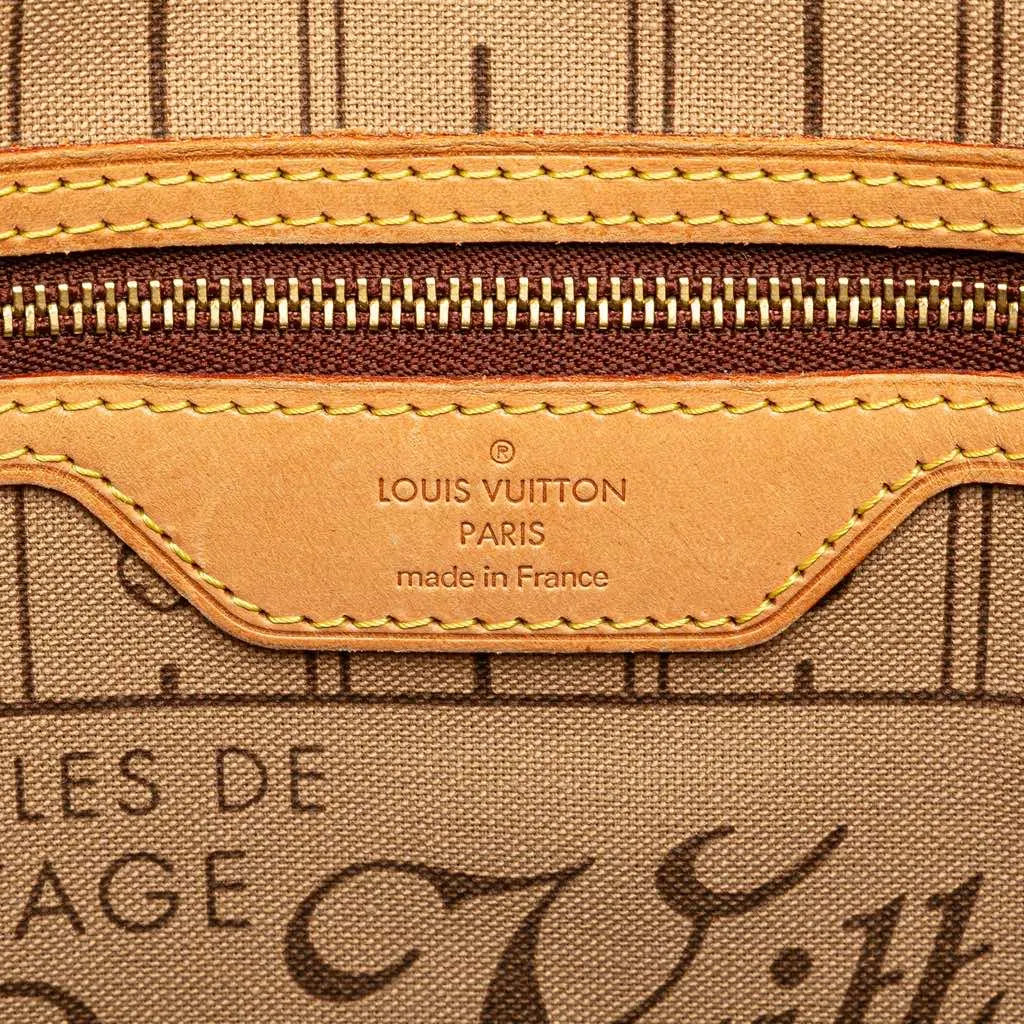 Louis Vuitton Monogram Neverfull PM Brown Canvas Good - Box View